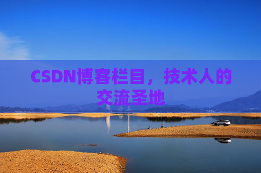 CSDN博客栏目，技术人的交流圣地